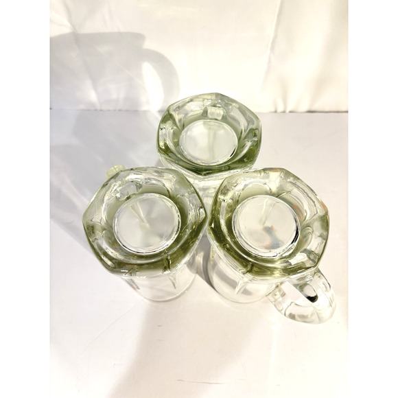 Vintage Heileman's Old Style Heavy Glass Beer Tavern Mugs Set Of 3 5 3/4" Tall - Picture 7 of 7